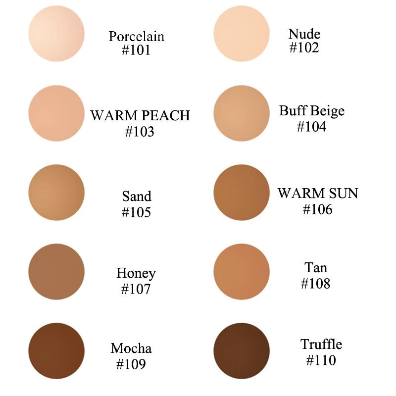 Phoera Foundation Whitening Matte Concealer Brighten Waterproof Oil-control Dark Circles Makeup Base Full Coverage Cosmetic