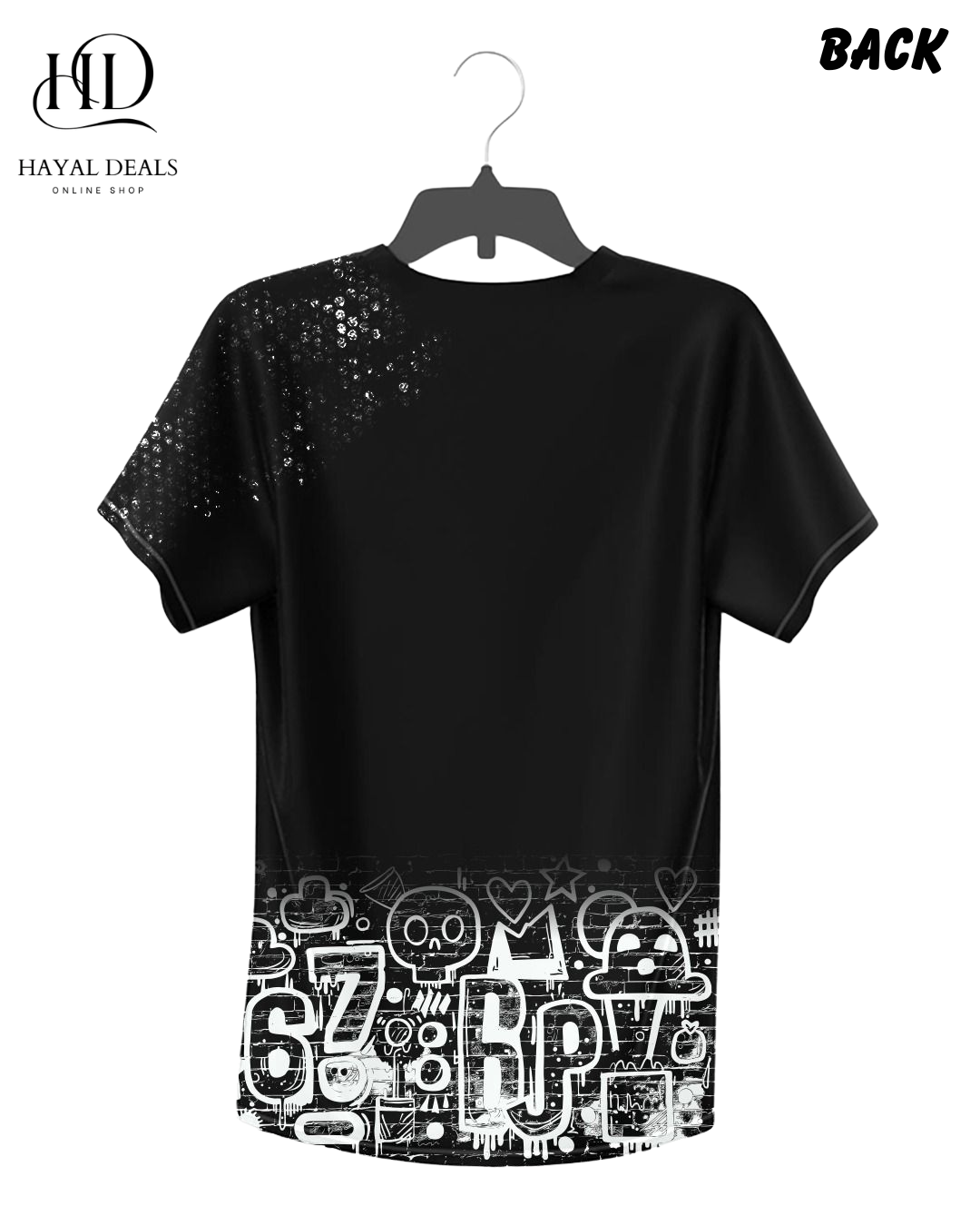LV First Copy Printed T-Shirt – Black & White Edition