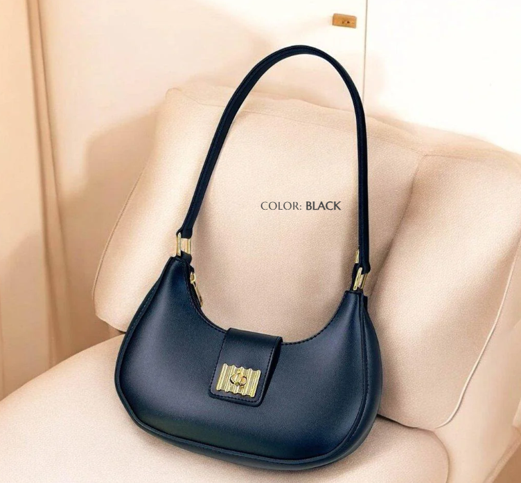 Hand bags for girls with stylish golden chain and long strap top trend stylish Elegant crossbody bag long strap for girls and women