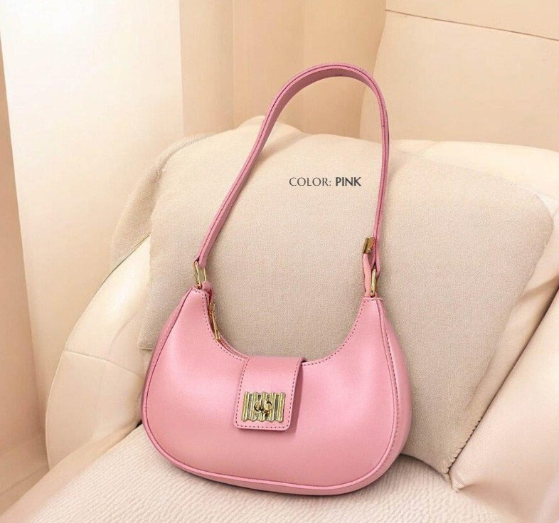 Hand bags for girls with stylish golden chain and long strap top trend stylish Elegant crossbody bag long strap for girls and women