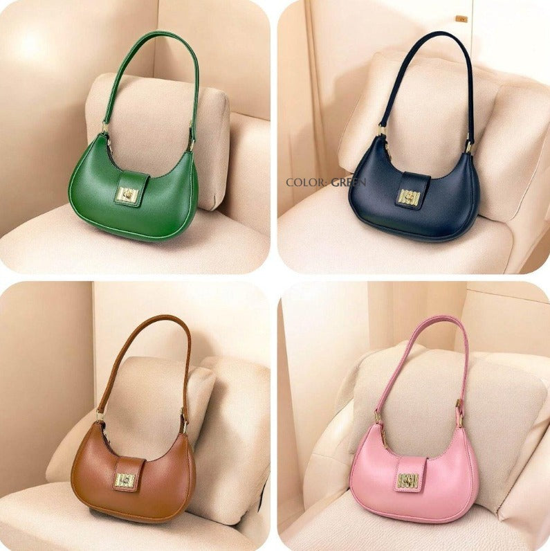 Hand bags for girls with stylish golden chain and long strap top trend stylish Elegant crossbody bag long strap for girls and women