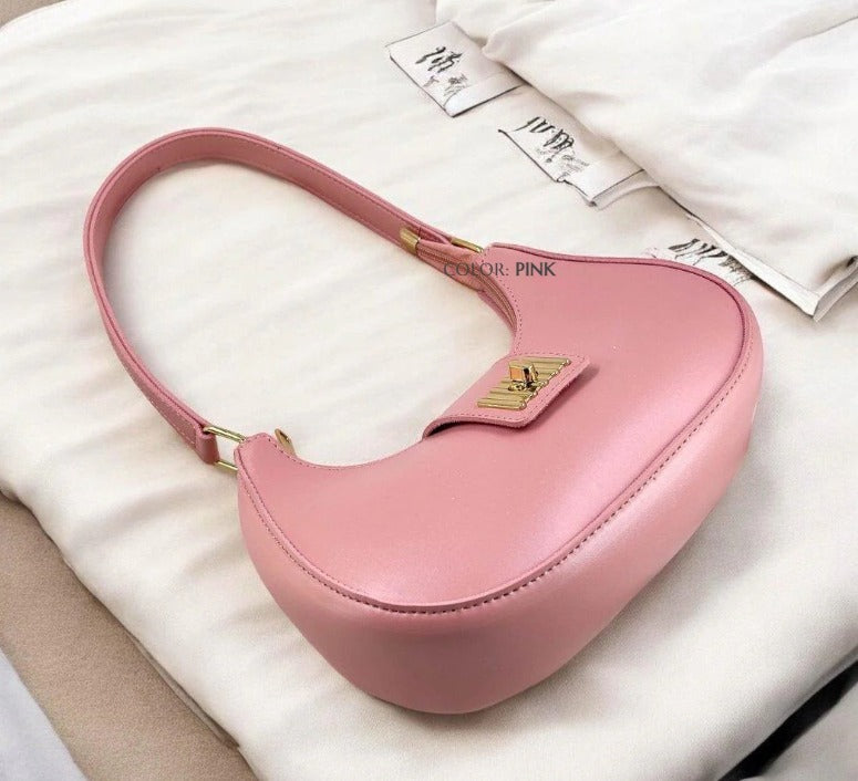 Hand bags for girls with stylish golden chain and long strap top trend stylish Elegant crossbody bag long strap for girls and women